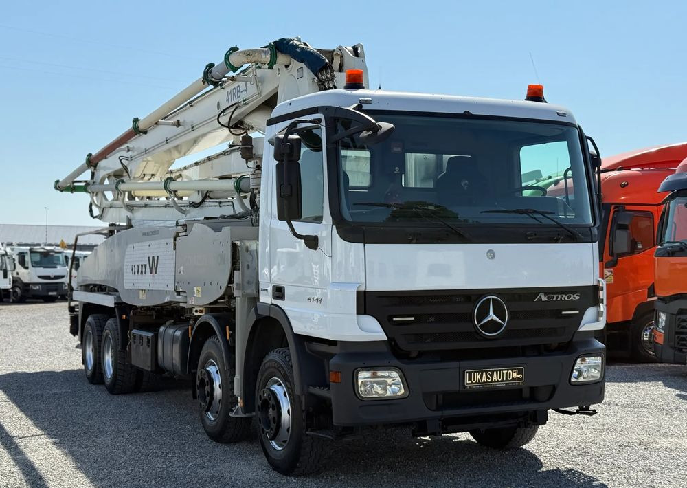 Mercedes-Benz ACTROS 4141 8X4 42 M GOTOWA DO PRACY - مضخة خرسانة: صور 3 Mercedes-Benz ACTROS 4141 8X4 42 M GOTOWA DO PRACY - مضخة خرسانة: صور 3