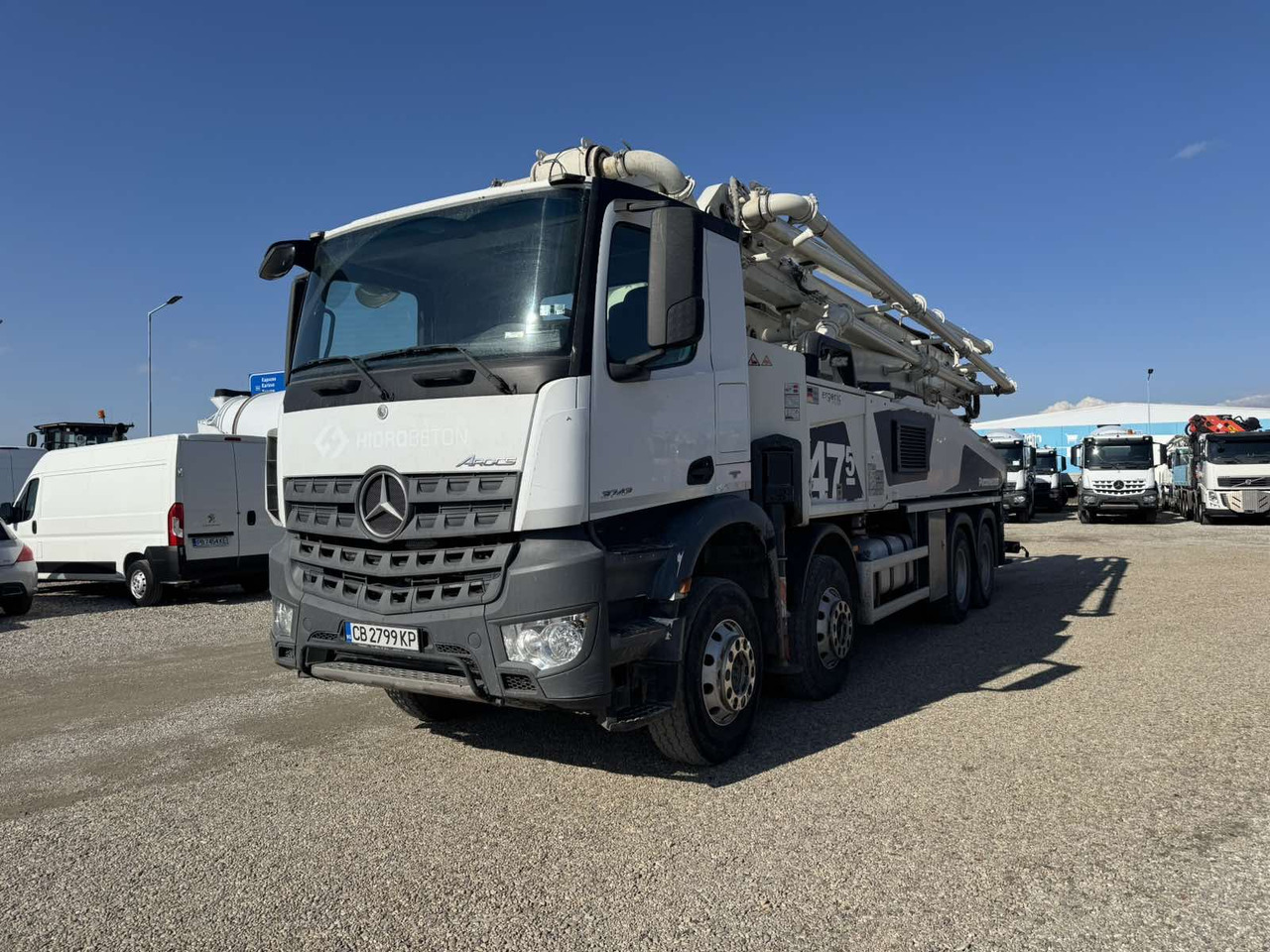 Mercedes-Benz AROCS 3743 PUTZMEISTER M47-5 - مضخة خرسانة: صور 3 Mercedes-Benz AROCS 3743 PUTZMEISTER M47-5 - مضخة خرسانة: صور 3