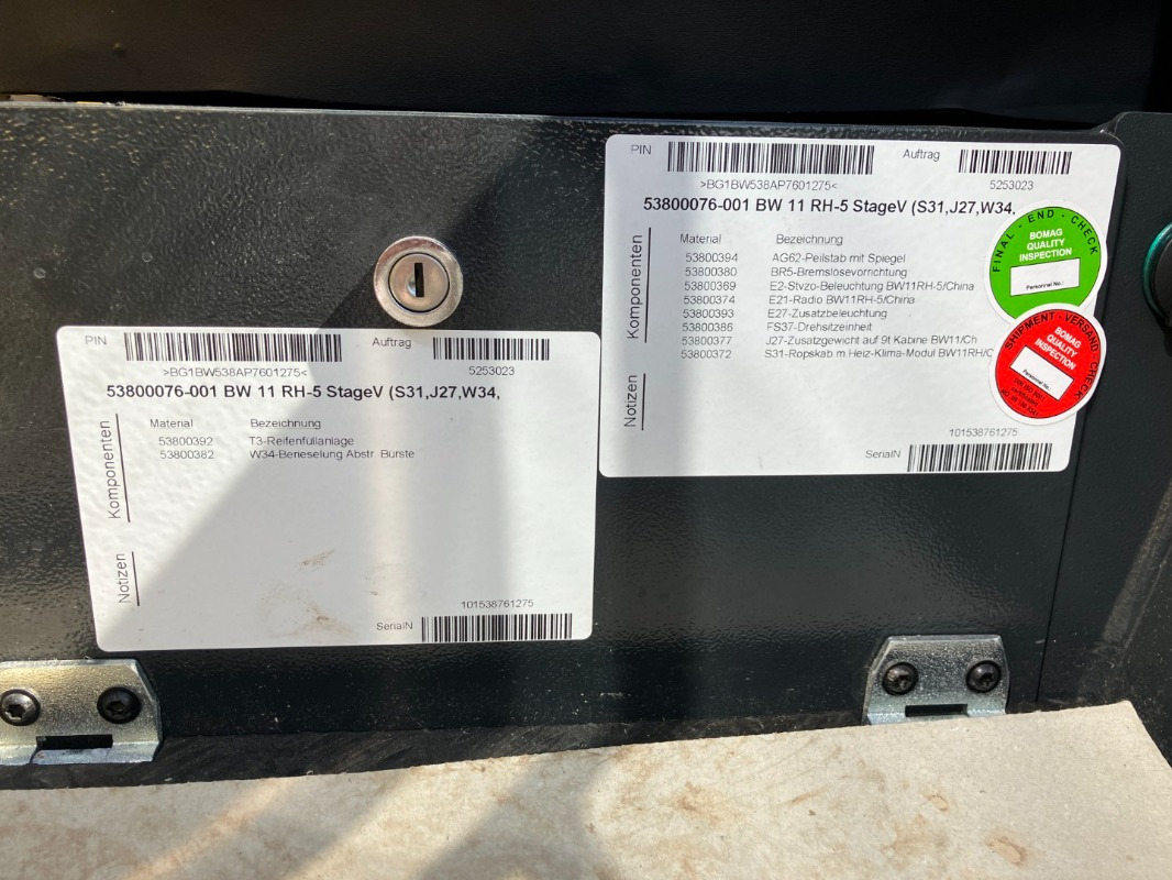 BOMAG DE BW 11 RH-5 Stage V/Tier 4f - مدحلة: صور 4 BOMAG DE BW 11 RH-5 Stage V/Tier 4f - مدحلة: صور 4