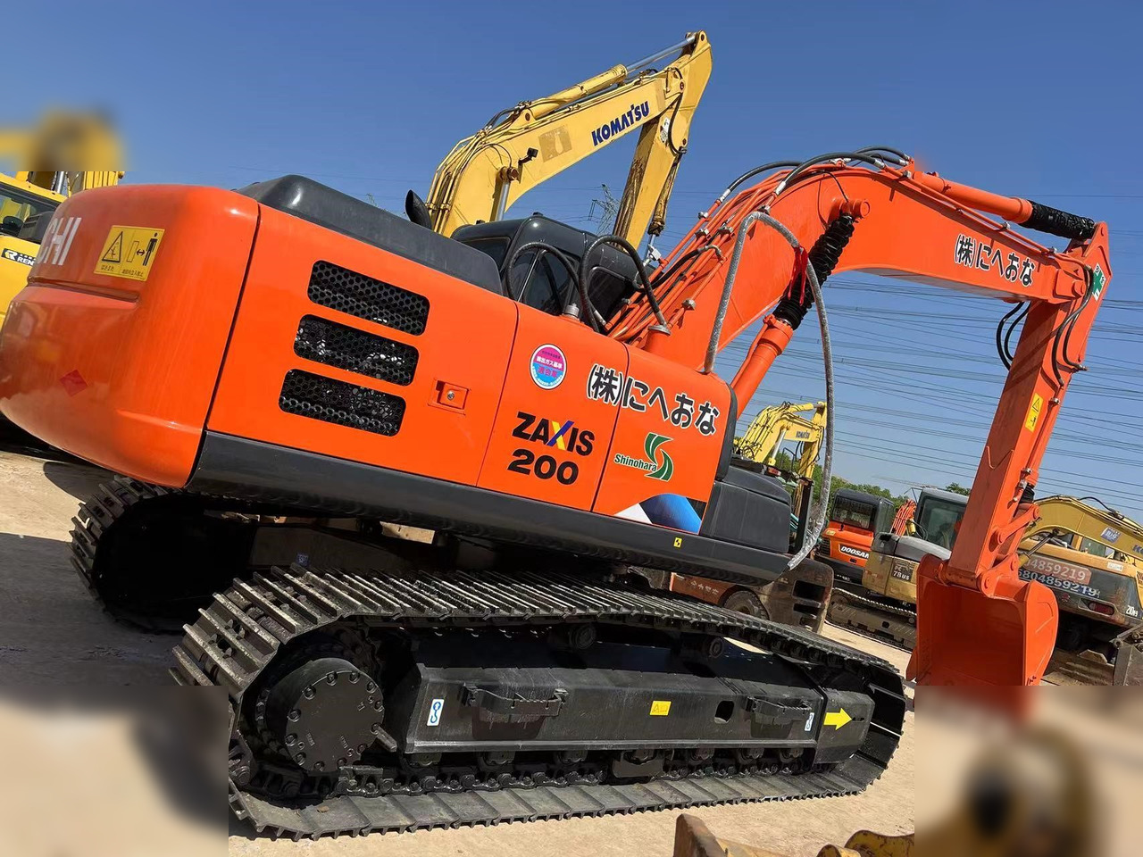 HITACHI ZX200-3G - حفارات زحافة: صور 1 HITACHI ZX200-3G - حفارات زحافة: صور 1