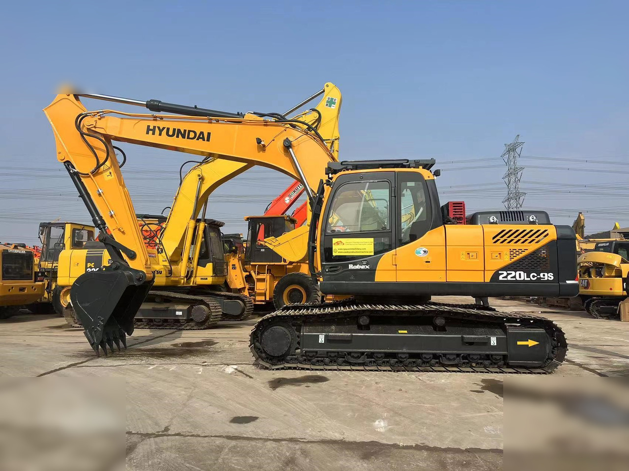 HYUNDAI ROBEX 220 LC-9S - حفارات زحافة: صور 1 HYUNDAI ROBEX 220 LC-9S - حفارات زحافة: صور 1