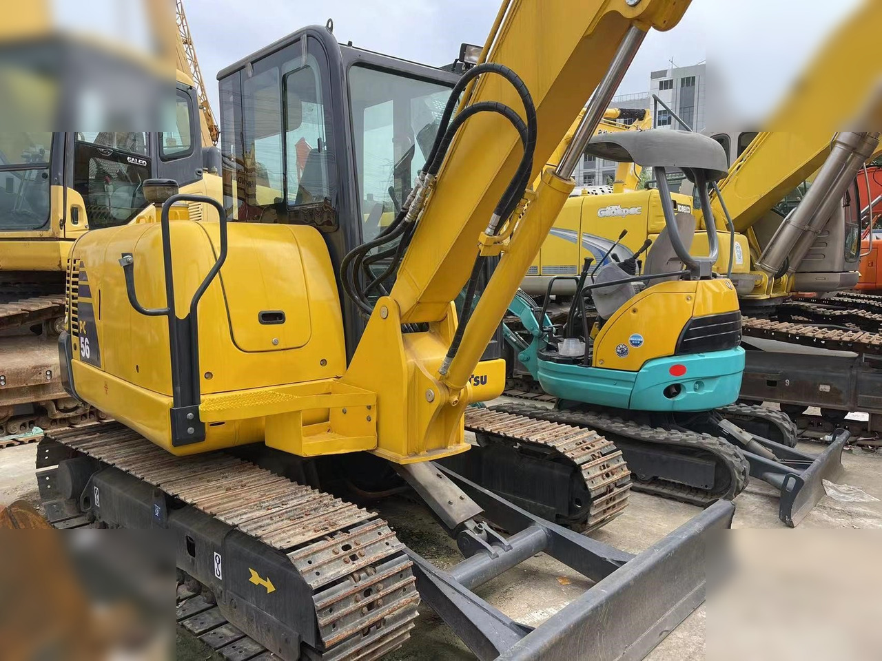 KOMATSU PC56-7 - حفارة مصغرة: صور 2 KOMATSU PC56-7 - حفارة مصغرة: صور 2