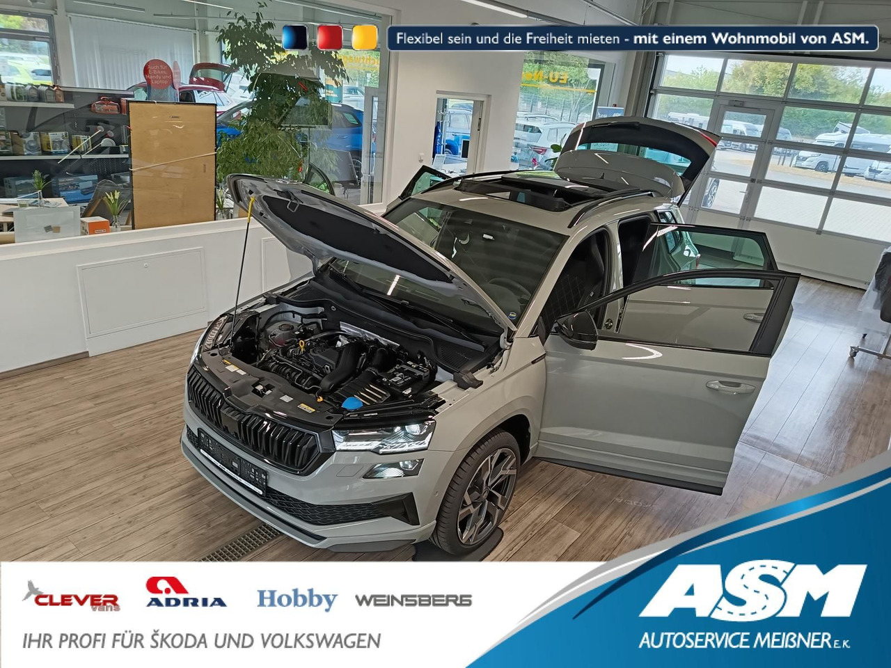 Skoda Karoq Sportline 1,5 TSI DSG*AHK*PSD*STD.HZG*NAVI - سيارة دفع رباعي: صور 1 Skoda Karoq Sportline 1,5 TSI DSG*AHK*PSD*STD.HZG*NAVI - سيارة دفع رباعي: صور 1