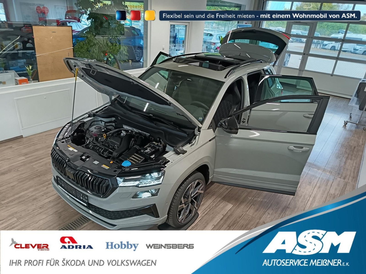 Skoda Karoq Sportline 1,5 TSI DSG*AHK*PSD*STD.HZG*NAVI - سيارة دفع رباعي: صور 1 Skoda Karoq Sportline 1,5 TSI DSG*AHK*PSD*STD.HZG*NAVI - سيارة دفع رباعي: صور 1