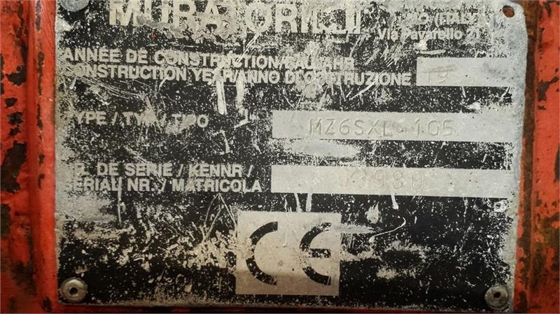 Muratori MZ6SXL 105 - محراث الدوار: صور 5 Muratori MZ6SXL 105 - محراث الدوار: صور 5