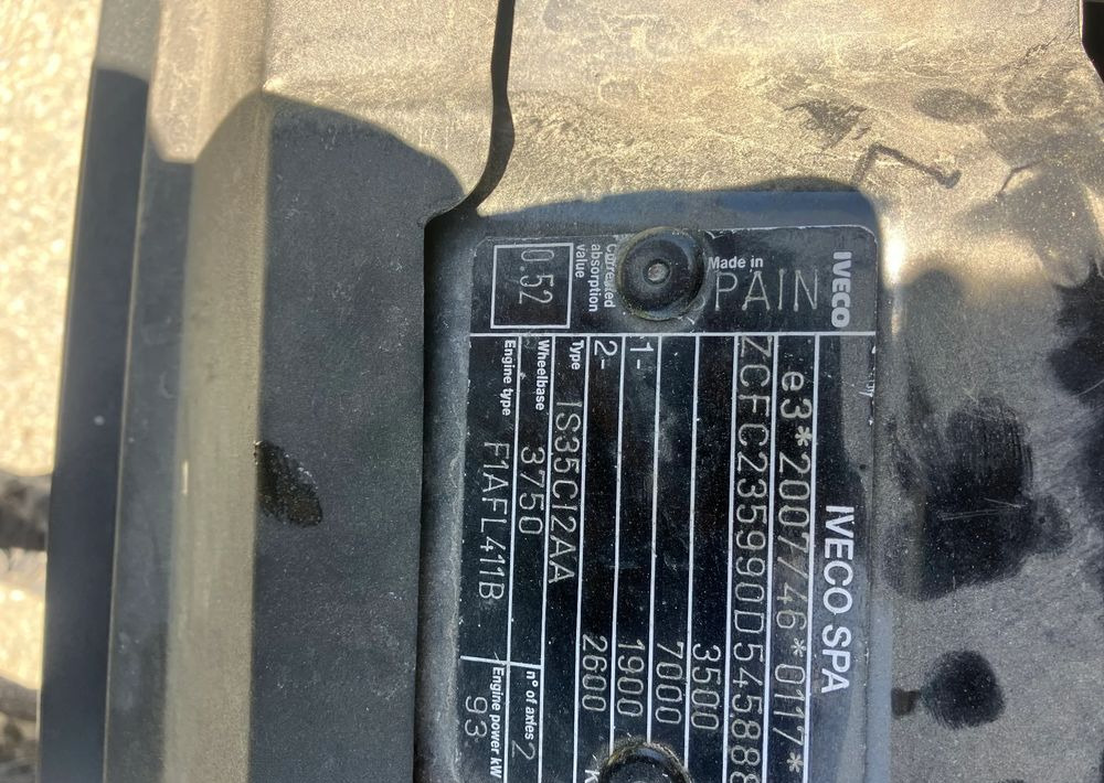 Iveco DAILY 35C13 ramo do zabudowy kiper wywrotka - الشاسيه شاحنة: صور 5 Iveco DAILY 35C13 ramo do zabudowy kiper wywrotka - الشاسيه شاحنة: صور 5