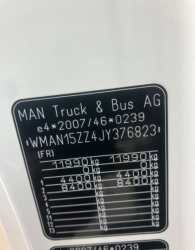 MAN Man TGM 12.220 euro 6 ramo do zabudowy Pomoc drogowa laweta kiper - الشاسيه شاحنة: صور 3 MAN Man TGM 12.220 euro 6 ramo do zabudowy Pomoc drogowa laweta kiper - الشاسيه شاحنة: صور 3