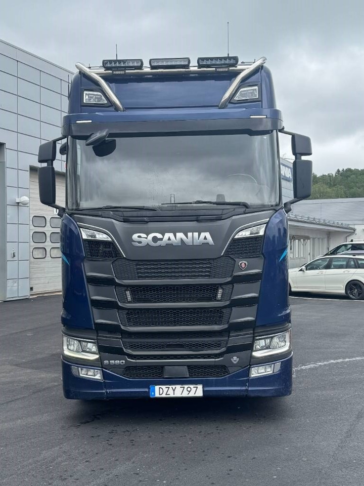 Scania S 580 6x2*4 Lastväxlare Hiab ink Flak - شاحنة ذات الخطاف: صور 2 Scania S 580 6x2*4 Lastväxlare Hiab ink Flak - شاحنة ذات الخطاف: صور 2