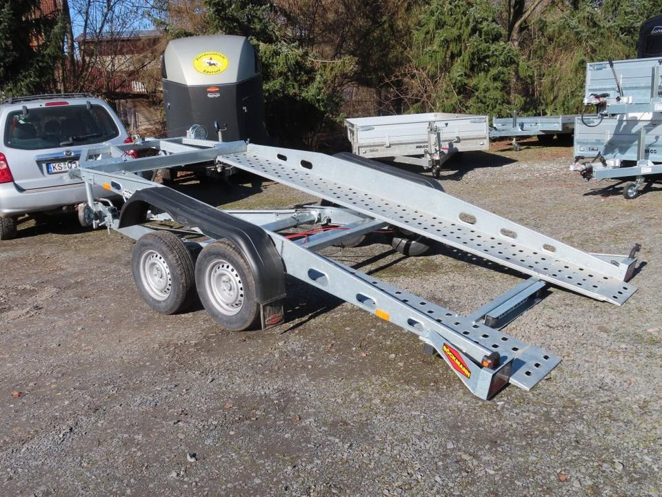 شاحنة نقل سيارات مقطورة Böckmann, Autotransporter, 2,7 to. kippbar, 100 km, PKW Anhänger: صور 14
