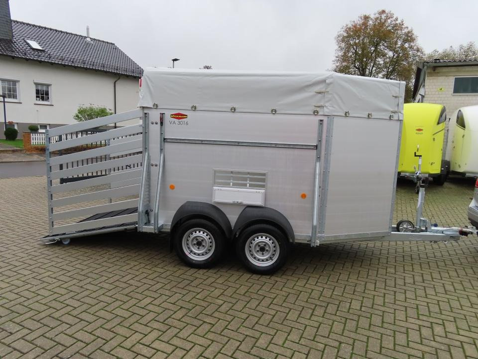Böckmann Viehanhänger, 2,4 to. Tür/Rampekombi, Humbaur, Fendt - شاحنة نقل المواشي مقطورة: صور 2 Böckmann Viehanhänger, 2,4 to. Tür/Rampekombi, Humbaur, Fendt - شاحنة نقل المواشي مقطورة: صور 2