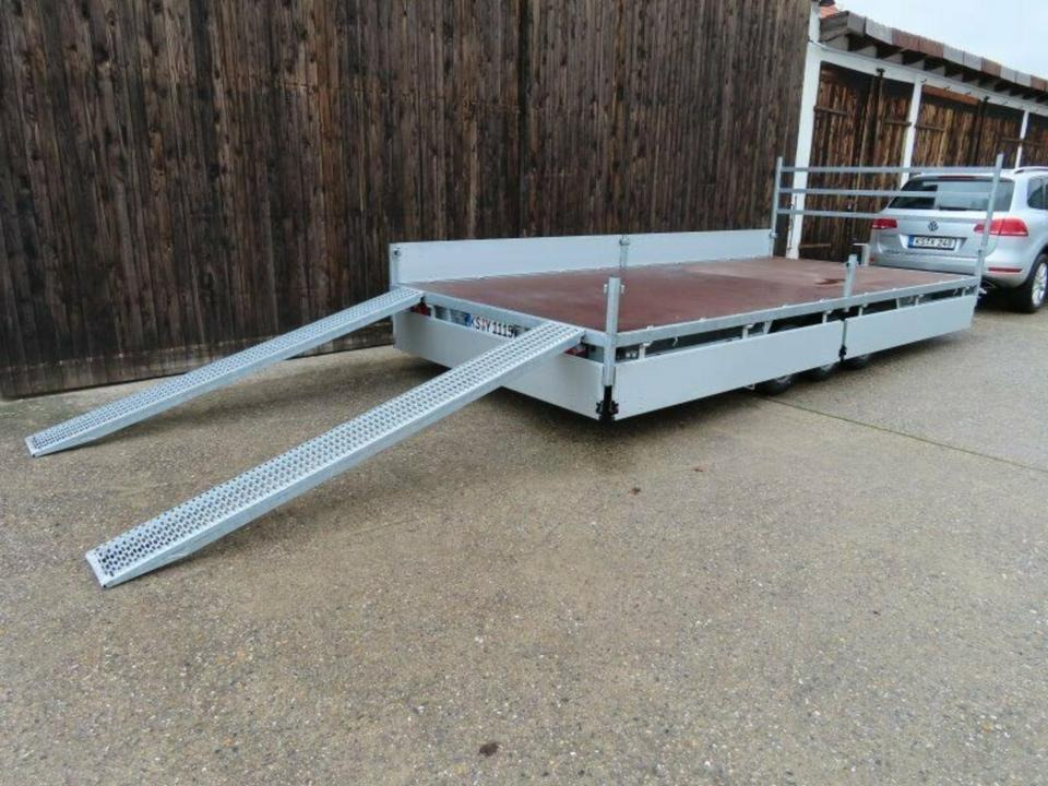 Hulco - PKW Anhänger Tridem, 3,5 to Leihanhänger Mietfahrzeug 5m - مقطورات مسطحة: صور 1 Hulco - PKW Anhänger Tridem, 3,5 to Leihanhänger Mietfahrzeug 5m - مقطورات مسطحة: صور 1