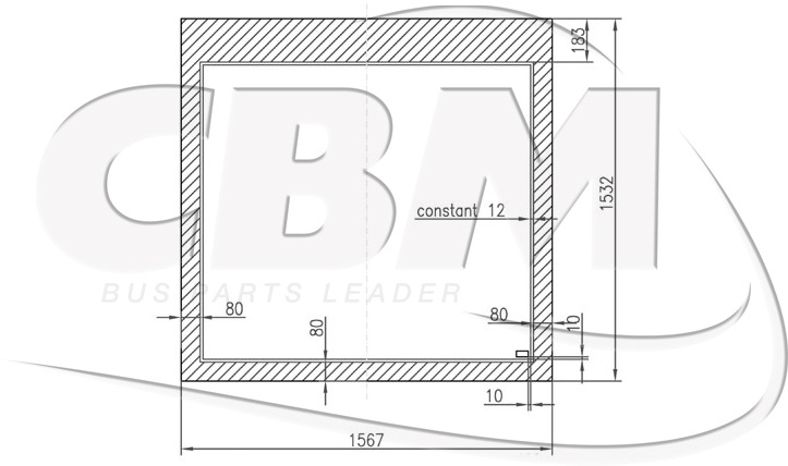 CBM OEM SIDE BAY WINDOW - WABCO (9617230120) - نافذة و قطع الغيار - حافلة: صور 1 CBM OEM SIDE BAY WINDOW - WABCO (9617230120) - نافذة و قطع الغيار - حافلة: صور 1