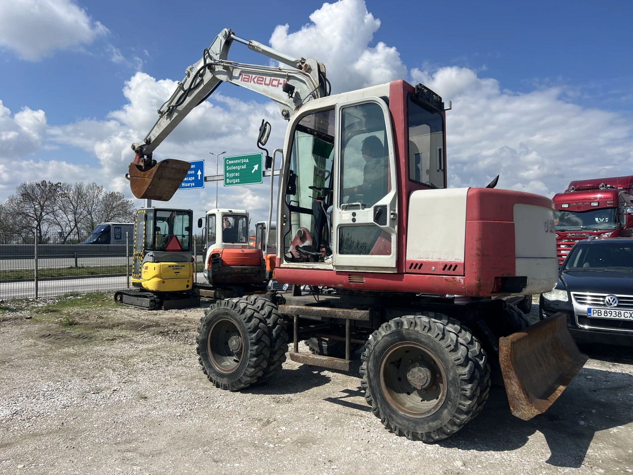 Багер Takeuchi 8-Тона, TB070W, Внос - حفارة على عجلات: صور 3 Багер Takeuchi 8-Тона, TB070W, Внос - حفارة على عجلات: صور 3