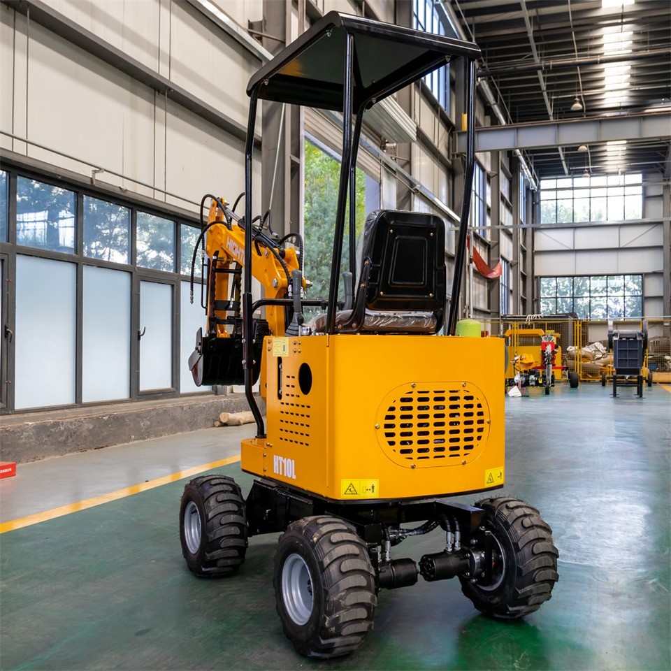 JINTOP HIGHTOP JT10L Wheel Excavator Mini Digger Small Digging machine with tyres - آلات البناء: صور 5 JINTOP HIGHTOP JT10L Wheel Excavator Mini Digger Small Digging machine with tyres - آلات البناء: صور 5