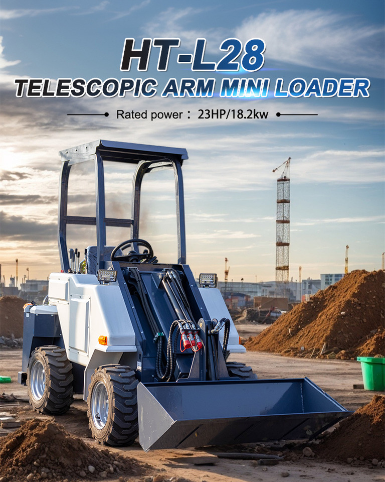 L28 Telescopic Arm Loader With Multi-function Accessories - جرافة ذات عجلات تلسكوبية: صور 1 L28 Telescopic Arm Loader With Multi-function Accessories - جرافة ذات عجلات تلسكوبية: صور 1