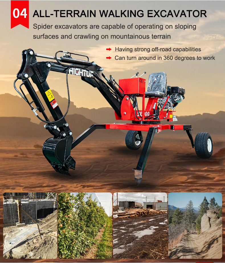 Spider excavators all-terrain excavators with CE EPA Approved engine - حفارة مصغرة: صور 2 Spider excavators all-terrain excavators with CE EPA Approved engine - حفارة مصغرة: صور 2