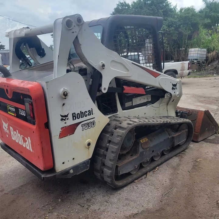 Bobcat Brand T590 Used Machine Skid Loader Hot Sale - اللودر بعجل: صور 1 Bobcat Brand T590 Used Machine Skid Loader Hot Sale - اللودر بعجل: صور 1
