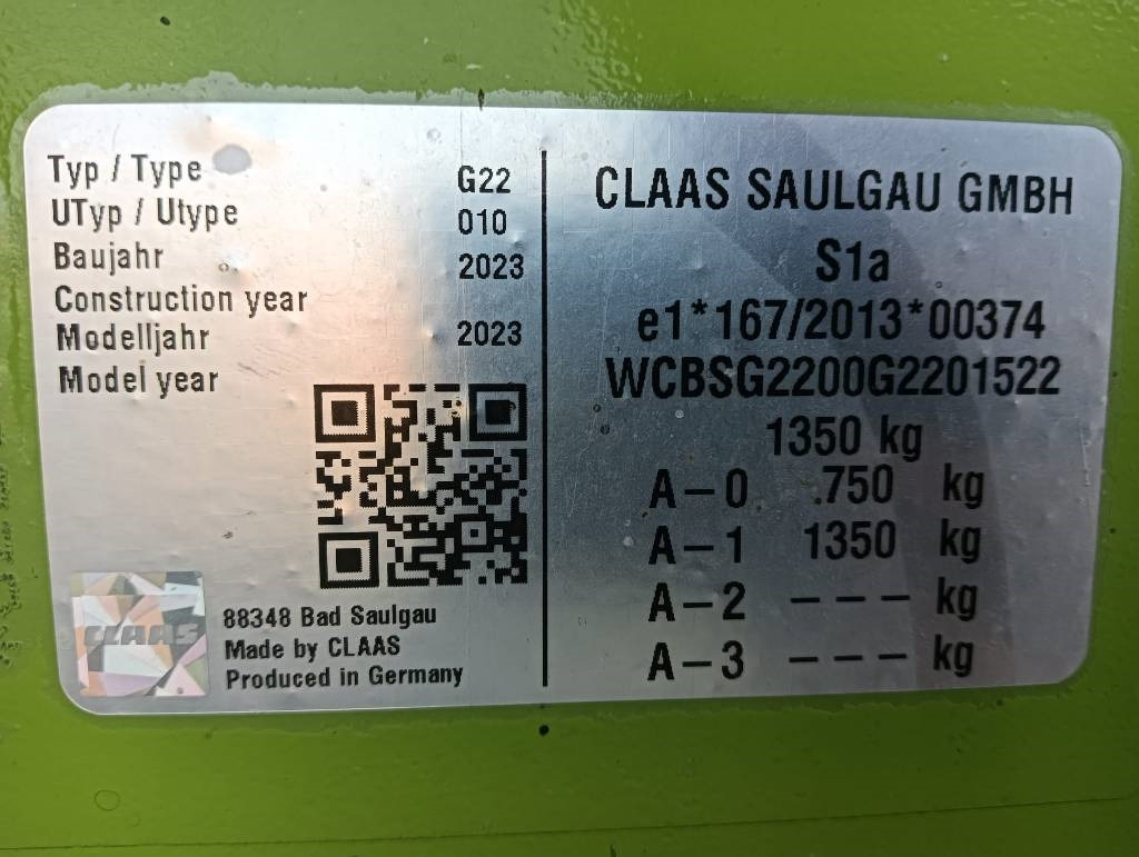 Claas LINER 2600 TREND - لمّامَة القش: صور 3 Claas LINER 2600 TREND - لمّامَة القش: صور 3