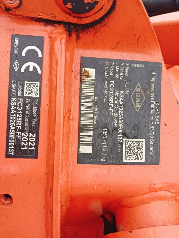 جزازة Kuhn FC 3125: صور 6