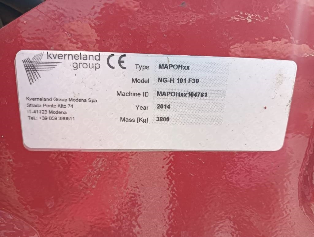 Kverneland NG-H101F30 - الأمشاط الزراعية: صور 3 Kverneland NG-H101F30 - الأمشاط الزراعية: صور 3