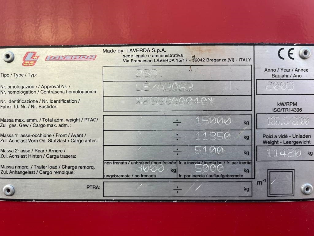 Laverda 25.50 - حصادة شاملة: صور 3 Laverda 25.50 - حصادة شاملة: صور 3