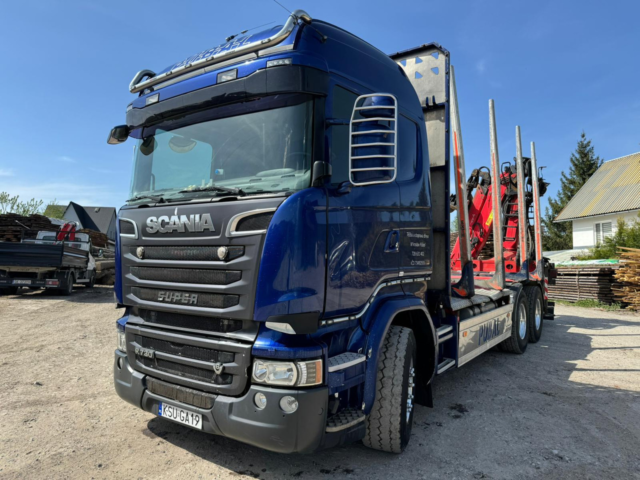 SCANIA R730 - شاحنة قطع الأشجار, شاحنة كرين: صور 4 SCANIA R730 - شاحنة قطع الأشجار, شاحنة كرين: صور 4