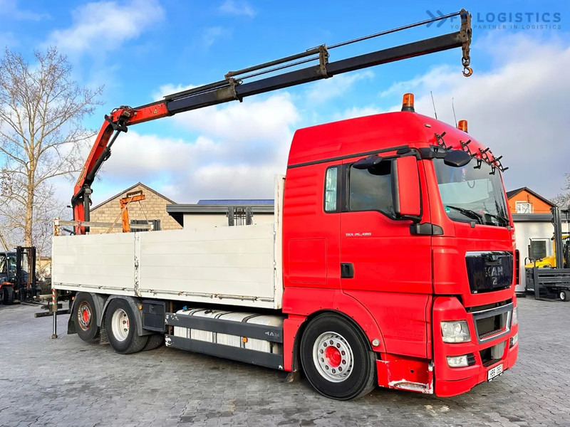 MAN TGX 26.480 Ciężarówka burtowa MAN TGX 26.480 6X2 / PALFINGER PK9002-EH B Crane / 80% Michelin Tire Dodać do ulubionych - شاحنة كرين: صور 5 MAN TGX 26.480 Ciężarówka burtowa MAN TGX 26.480 6X2 / PALFINGER PK9002-EH B Crane / 80% Michelin Tire Dodać do ulubionych - شاحنة كرين: صور 5