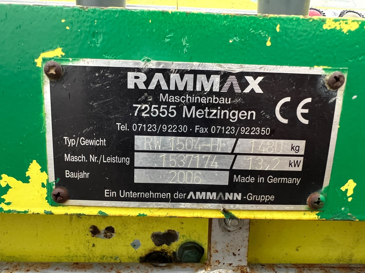 AMMANN RAMMAX RW 1504-HF - مدماج: صور 5 AMMANN RAMMAX RW 1504-HF - مدماج: صور 5