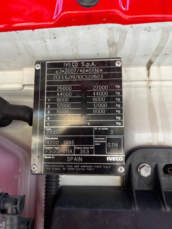 تأجير IVECO X-WAY AD260 NUOVO TARGATO SCARRABILE IVECO X-WAY AD260 NUOVO TARGATO SCARRABILE: صور 7