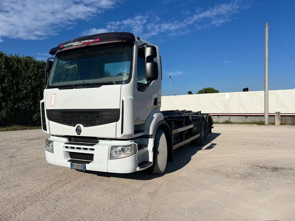RENAULT PREMIUM 450 SCARRABILE FULL PNEUMATICO - شاحنة ذات الخطاف: صور 1 RENAULT PREMIUM 450 SCARRABILE FULL PNEUMATICO - شاحنة ذات الخطاف: صور 1