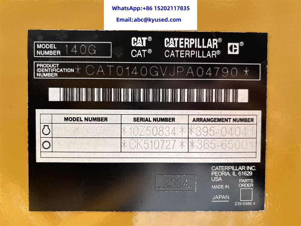 آلة تسوية الأرض CATERPILLAR 140g 140h 140k 14h 120g 120h 160h 140m 12g: صور 8