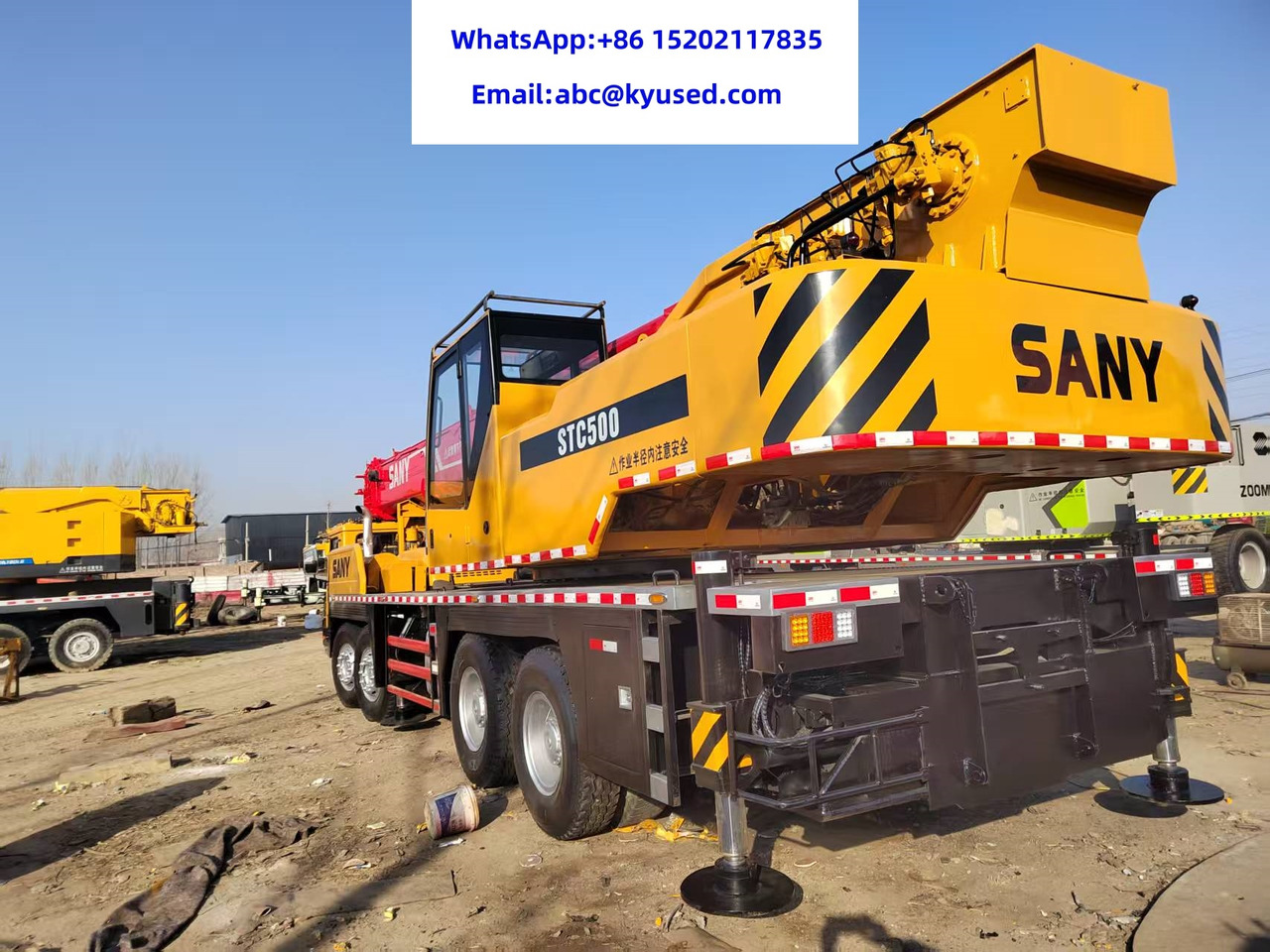موبايل كرين SANY STC500 STC750 STC800 STC250 25T 50T 75T 80TON CRANE: صور 7 موبايل كرين SANY STC500 STC750 STC800 STC250 25T 50T 75T 80TON CRANE: صور 7
