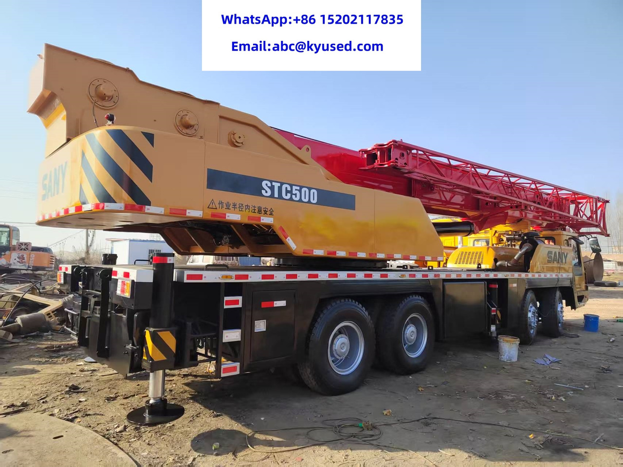 موبايل كرين SANY STC500 STC750 STC800 STC250 25T 50T 75T 80TON CRANE: صور 6 موبايل كرين SANY STC500 STC750 STC800 STC250 25T 50T 75T 80TON CRANE: صور 6