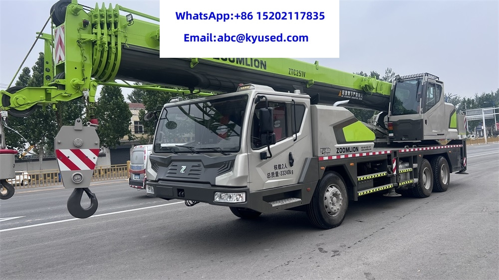 ZOOMLION ZTC251V QY25V 25TON 30TON 35TON 40TON 50TON 55TON 70TON 80TON 100T - موبايل كرين: صور 1 ZOOMLION ZTC251V QY25V 25TON 30TON 35TON 40TON 50TON 55TON 70TON 80TON 100T - موبايل كرين: صور 1