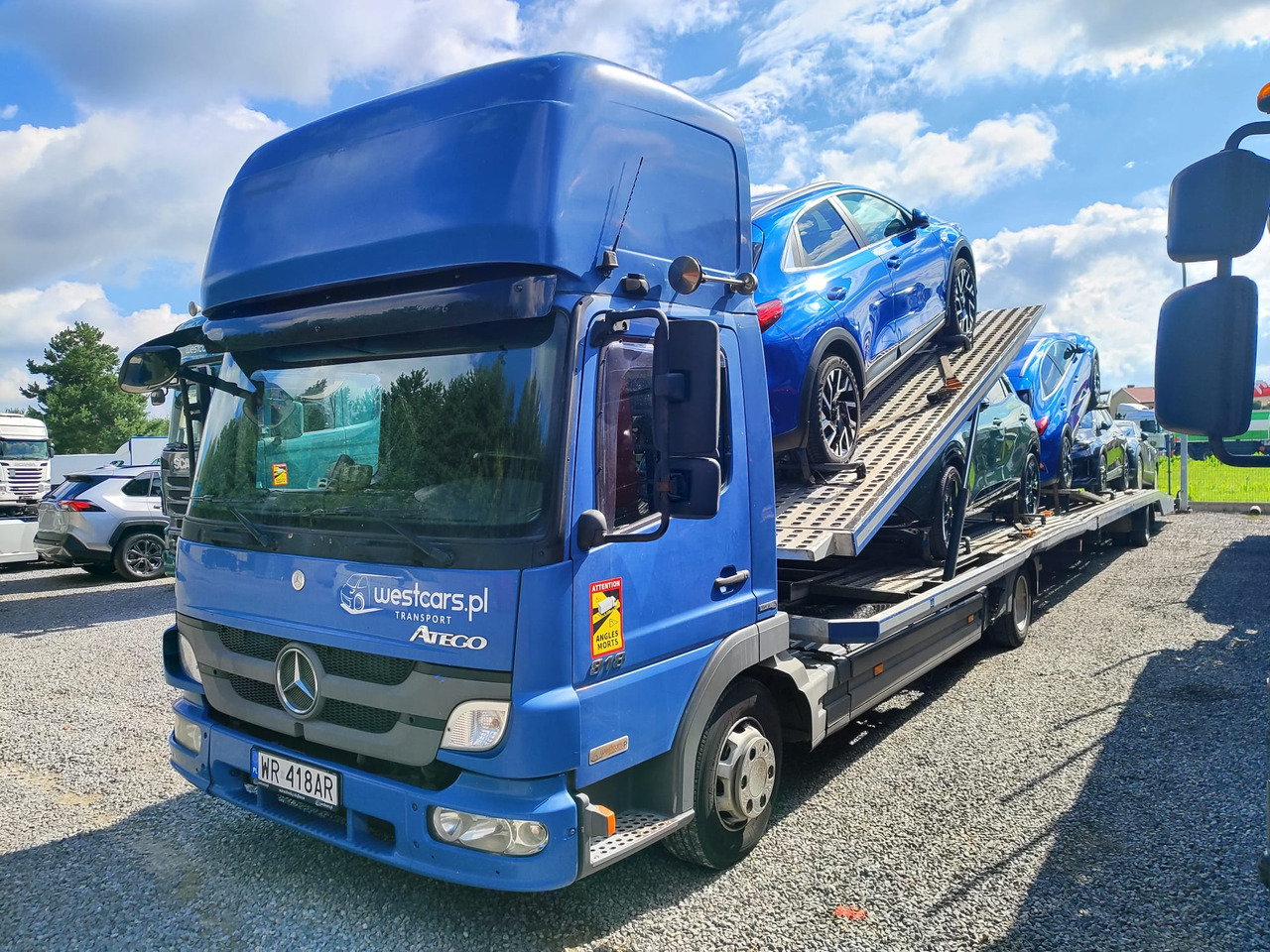 MERCEDES-BENZ ATEGO - شاحنة نقل سيارات شاحنة: صور 4 MERCEDES-BENZ ATEGO - شاحنة نقل سيارات شاحنة: صور 4