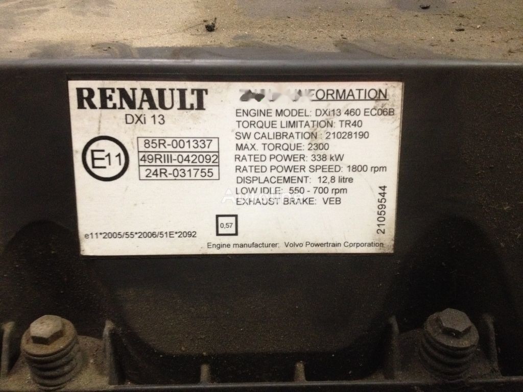 Renault DXI 13 460   Renault MAGNUM DXI 13 - المحرك - شاحنة: صور 5 Renault DXI 13 460   Renault MAGNUM DXI 13 - المحرك - شاحنة: صور 5