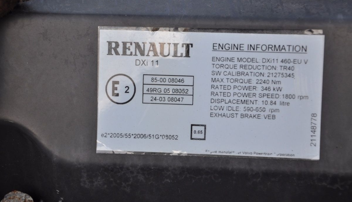 Renault DXi11   Renault PREMIUM DXI - المحرك - شاحنة: صور 3 Renault DXi11   Renault PREMIUM DXI - المحرك - شاحنة: صور 3