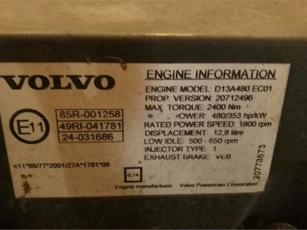 Volvo D13A 480 Volvo FH13 - المحرك - شاحنة: صور 5 Volvo D13A 480 Volvo FH13 - المحرك - شاحنة: صور 5