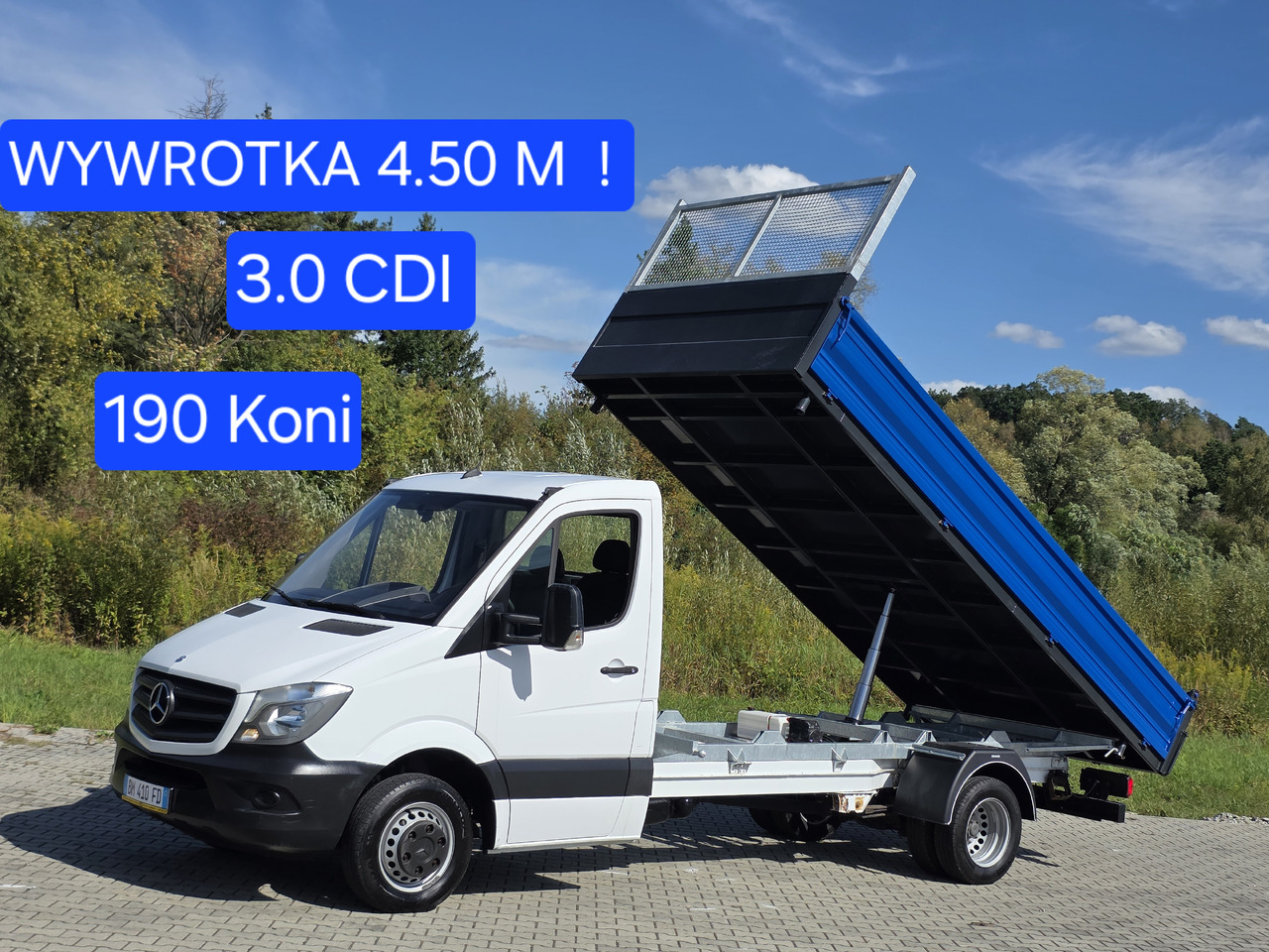MERCEDES-BENZ Sprinter 419 CDI Wywrotka 4.50 M ! Kiper 3-Stronny ! Klima ! 3.0 CDI * 190 Km ! - قلاب صغير: صور 1 MERCEDES-BENZ Sprinter 419 CDI Wywrotka 4.50 M ! Kiper 3-Stronny ! Klima ! 3.0 CDI * 190 Km ! - قلاب صغير: صور 1