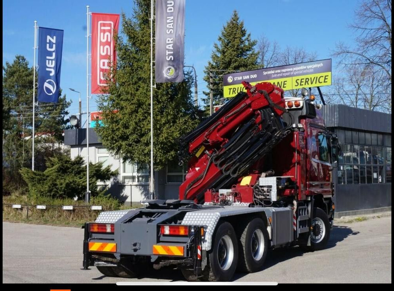 Mercedes-Benz ACTROS 3348 Kran HMF3720K4 Fly-Jip Fun k Klima - شاحنة كرين: صور 4 Mercedes-Benz ACTROS 3348 Kran HMF3720K4 Fly-Jip Fun k Klima - شاحنة كرين: صور 4