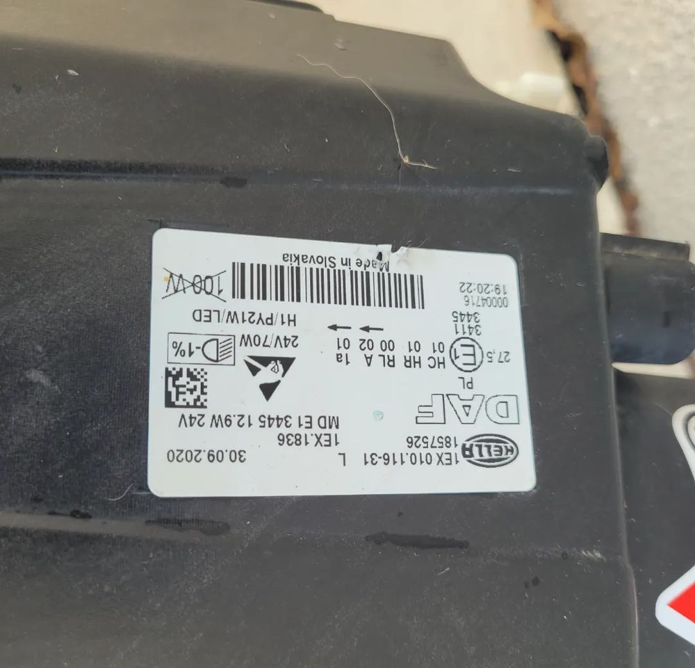 LAMPA LEWA FULL LED DAF XF 106 ORYGINAL - أضواء - شاحنة: صور 3 LAMPA LEWA FULL LED DAF XF 106 ORYGINAL - أضواء - شاحنة: صور 3