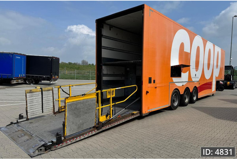 BURGERS Double-Deck / Steering axle / Tail lift / Racing / 5 pieces - بصندوق مغلق نصف مقطورة: صور 4 BURGERS Double-Deck / Steering axle / Tail lift / Racing / 5 pieces - بصندوق مغلق نصف مقطورة: صور 4