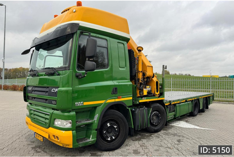 DAF CF 85.410 SC, Euro 5, 8x2 / Hiab 422 EP5 + Radio / 5x extendable - شاحنة كرين: صور 2 DAF CF 85.410 SC, Euro 5, 8x2 / Hiab 422 EP5 + Radio / 5x extendable - شاحنة كرين: صور 2