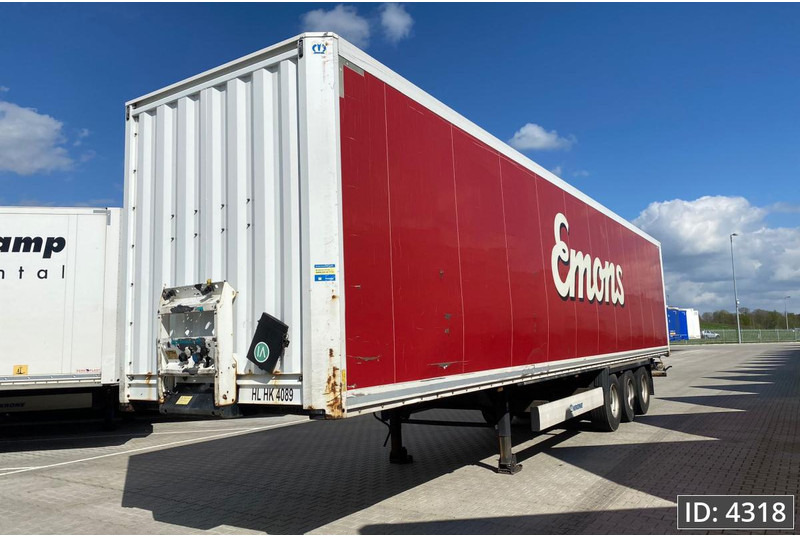 بصندوق مغلق نصف مقطورة Krone SD / BPW Drum / Double stock: صور 1
