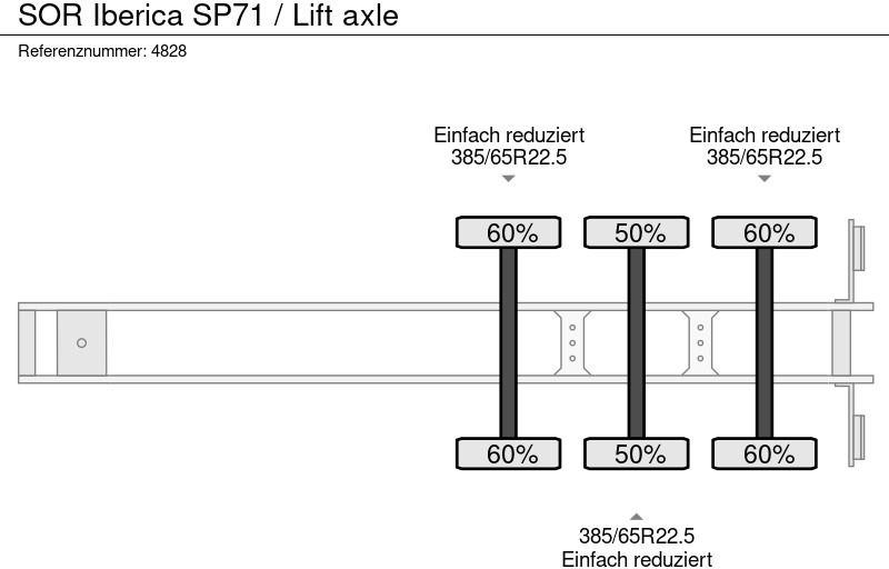 مبردة نصف مقطورة Sor Iberica SP71 / Lift axle: صور 7