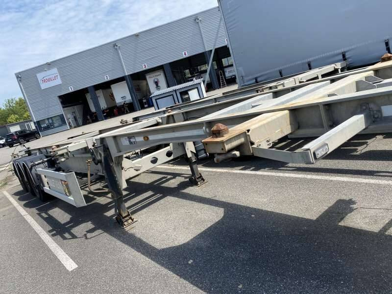 Semi-remorque 3 Essieux 38 TONNES CHARIOT COULISSANT - شاحنات الحاويات/ جسم علوي قابل للتغيير نصف مقطورة: صور 1 Semi-remorque 3 Essieux 38 TONNES CHARIOT COULISSANT - شاحنات الحاويات/ جسم علوي قابل للتغيير نصف مقطورة: صور 1