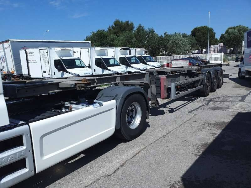 Semi-remorque 3 Essieux 38 TONNES CHARIOT COULISSANT - شاحنات الحاويات/ جسم علوي قابل للتغيير نصف مقطورة: صور 4 Semi-remorque 3 Essieux 38 TONNES CHARIOT COULISSANT - شاحنات الحاويات/ جسم علوي قابل للتغيير نصف مقطورة: صور 4