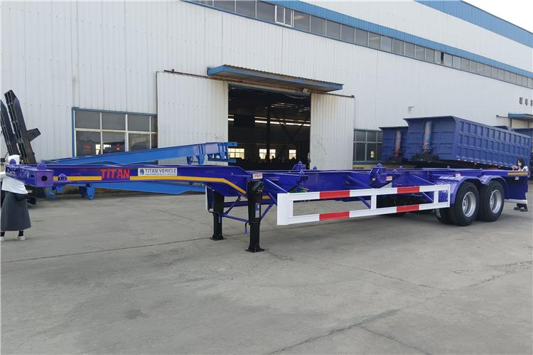 TITABN 2 Axle Gooseneck Container Trailer for Sale In Kenya - الشاسية نصف مقطورة: صور 5 TITABN 2 Axle Gooseneck Container Trailer for Sale In Kenya - الشاسية نصف مقطورة: صور 5
