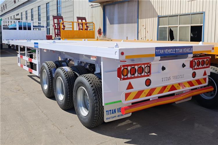 TITAN 13m Semi Truck Flatbed Trailer For Sale In Nigeria - الشاسية نصف مقطورة: صور 4 TITAN 13m Semi Truck Flatbed Trailer For Sale In Nigeria - الشاسية نصف مقطورة: صور 4