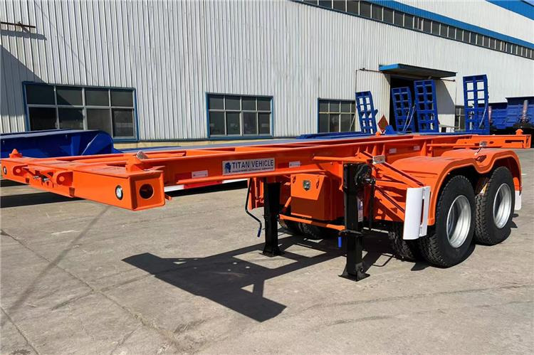 TITAN 2 Axle 20ft Container Chassis Trailer for Sale In Jamaica - الشاسية نصف مقطورة: صور 1 TITAN 2 Axle 20ft Container Chassis Trailer for Sale In Jamaica - الشاسية نصف مقطورة: صور 1